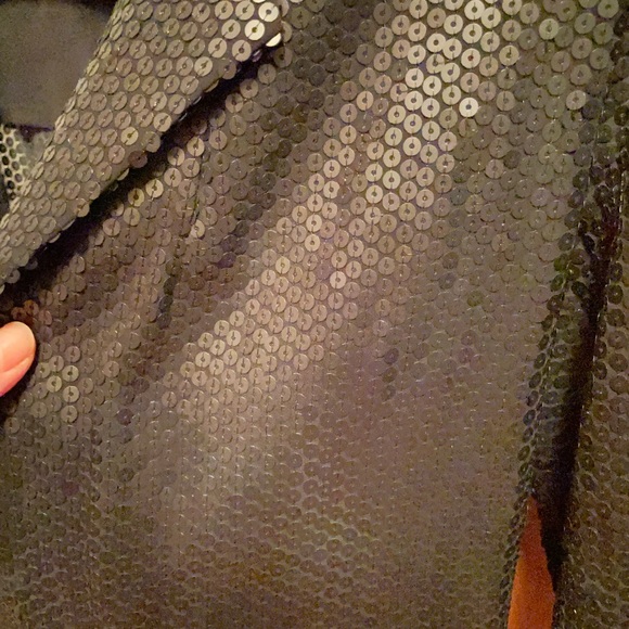 Black sequin blazer - Picture 3 of 4